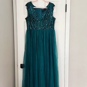 Sequin Formal Maxi Dress